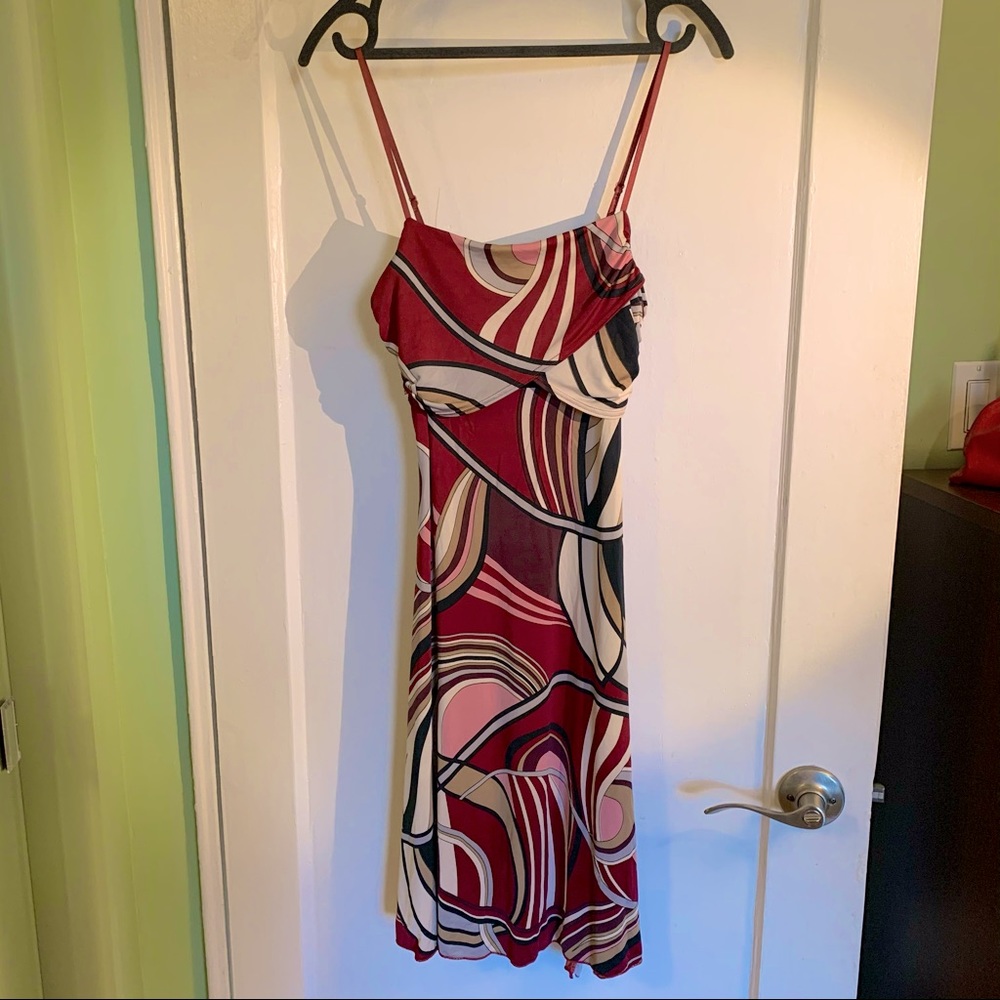 STEPS Geometric Pattern Cami Dress - M